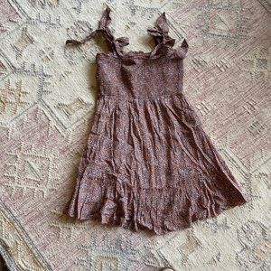 NWT Aerie Shoulder Tie Mini dress